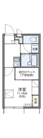 レオパレス嵯峨野の物件間取画像